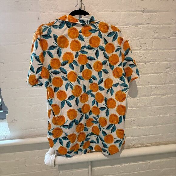 Oranges Button Up Short Sleeve Shirt - Picture 3 of 3